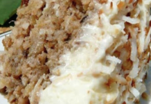 HAWAIIAN WEDDING CAKE WITH WHIPPED CREAM-CREAM CHEESE FROSTING