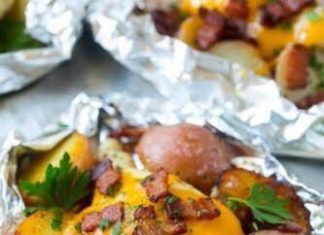 Bacon Ranch Chicken Foil Packets