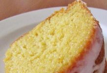 HOMEMADE LEMON PUDDING CAKE