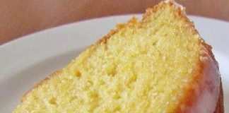 HOMEMADE LEMON PUDDING CAKE