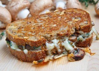 Mushroom Grilled Cheese