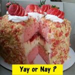 Strawberry shortcake cheesecake