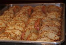 Spicy Parmesan Roasted Potatoes