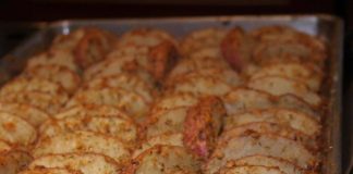 Spicy Parmesan Roasted Potatoes