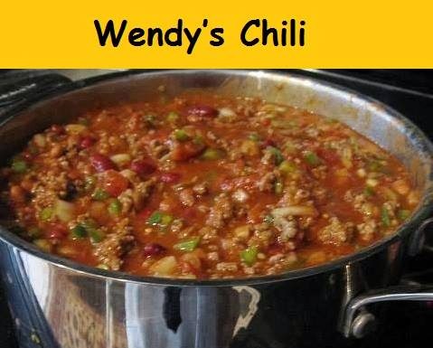 Wendy’s Chili