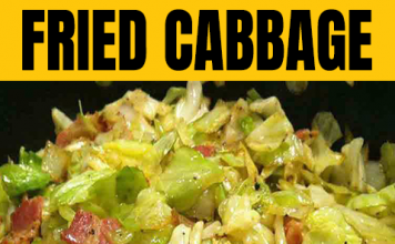 Fried Cabbage with Bacon, Onion, and Garlic