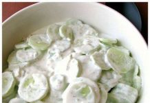 Creamy Cucumber Salad Recipe