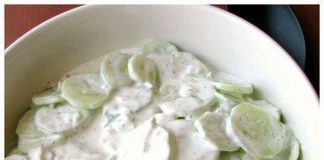 Creamy Cucumber Salad Recipe