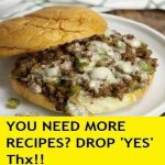 Cheesesteak Style Sloppy Joes