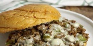 Cheesesteak Style Sloppy Joes