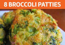 8 broccoli patties – Don’t LOSE this recipe