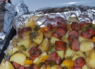 Smoked Sausage and Potato Bake