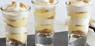 The proper way to prpare banana pudding shots