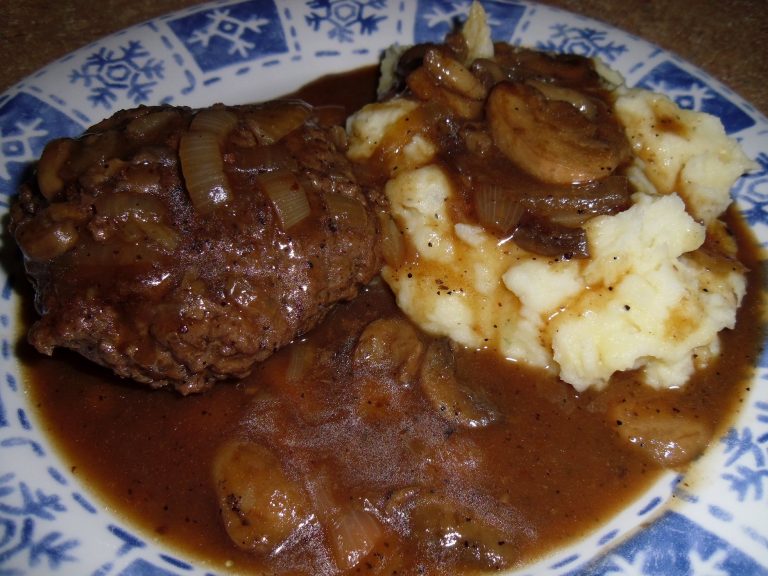 HAMBURGER STEAKS WITH ONION GRAVY Grandma's Things