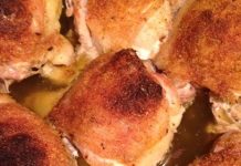 THE BEST AND EASIEST BAKED CHICKEN THIGHS