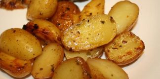 Greek Style Oven Roasted Lemon Butter Parmesan Potatoes