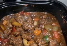 CROCK POT PEPPER STEAK