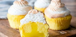 Citrus Bliss Cupcakes with Meringue Delight