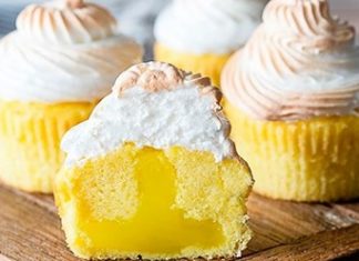 Citrus Bliss Cupcakes with Meringue Delight