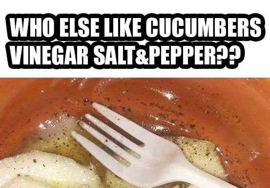 Salt and Vinegar Cucumbers
