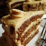 BUTTERSCOTCH CAKE WITH CARAMEL ICING