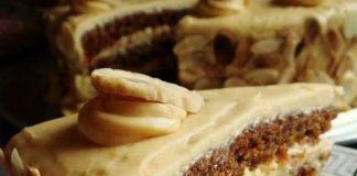 BUTTERSCOTCH CAKE WITH CARAMEL ICING