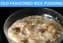 OLD FASHIONED RICE PUDDING