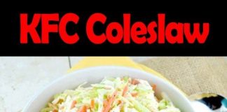 KFC COLESLAW RECIPE
