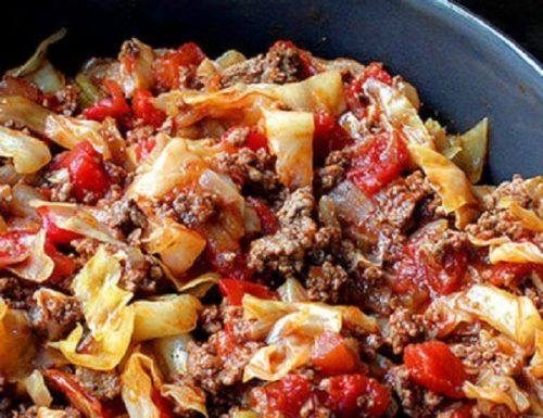 Healthy Unstuffed Cabbage Rolls