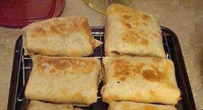 Baked Chicken Chimichangas