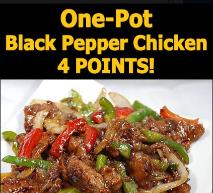 One-Pot Black Pepper Chicken