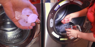 Put ice cubes in your dryer for these following reasons