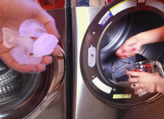 Put ice cubes in your dryer for these following reasons