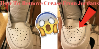 An effective way to remove creases from running shoes