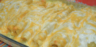 SOUR CREAM CHICKEN ENCHILADAS RECIPE