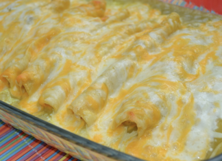 SOUR CREAM CHICKEN ENCHILADAS RECIPE