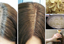 Use potato peels to get rid of grey hair