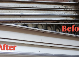 How to easily clean dirty windows and sliding door tracks
