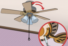 How to properly clean your ceiling fan