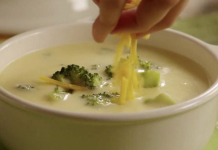 How to properly make a cheesy broccoli soup