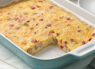 The proper way to make a ham, cheese, and egg crescent pie