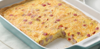The proper way to make the ham, cheese and egg crescent pie