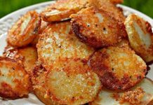 Crispy Crunchy Parmesan Potatoes