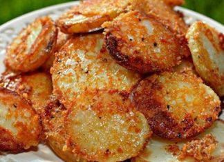 Crispy Crunchy Parmesan Potatoes