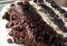 Hersheys Chocolate Cake with Cream Cheese Filling & Chocolate Cream Cheese Buttercream