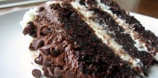 Hersheys Chocolate Cake with Cream Cheese Filling & Chocolate Cream Cheese Buttercream