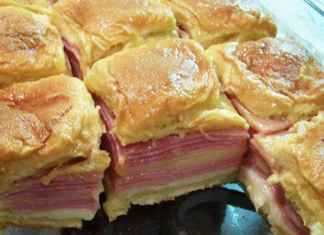 Hawaiian Baked Ham and Swiss Sandwiches