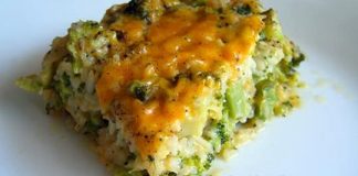 Cheesy Broccoli and Rice Casserole