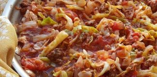 AMISH ONE-PAN GROUND BEEF AND CABBAGE SKILLET