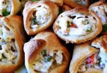 Crab & Cheese Filled Crescent Rolls